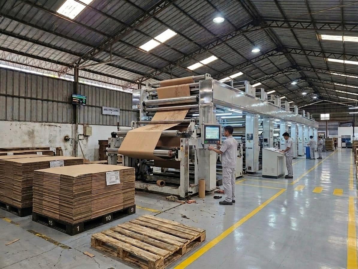 Mesin Pabrik Corrugated PT AKSI